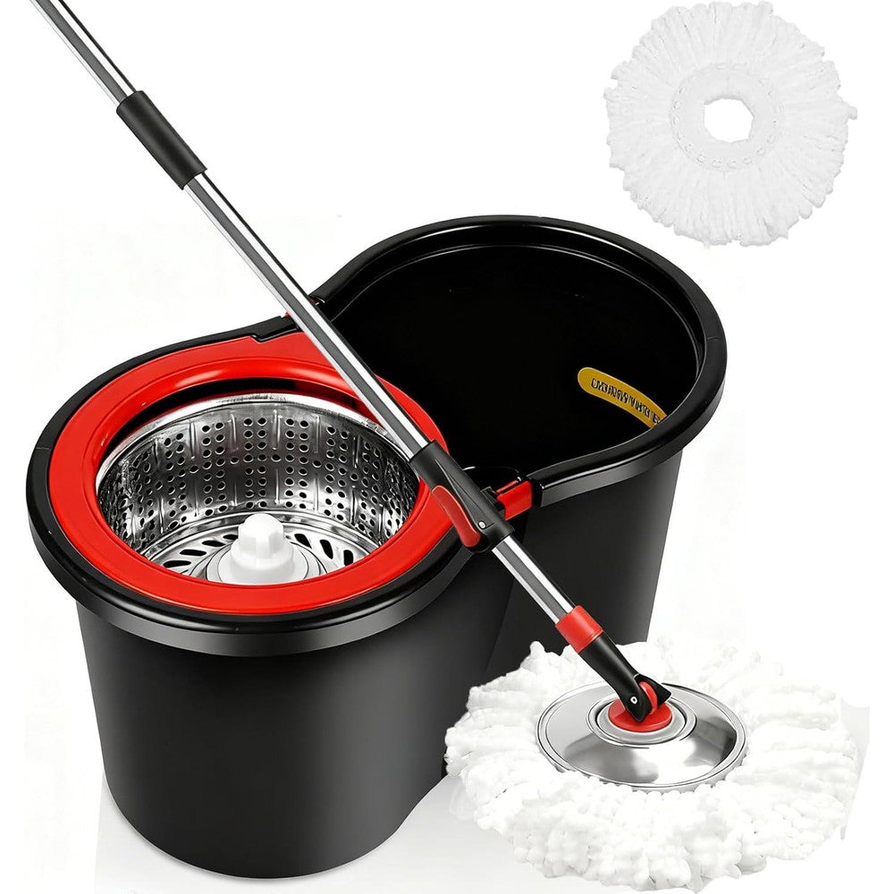BOP Spin Mop and Bucket Set front view floor cleaning system.
