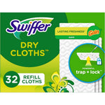 Swiffer Sweeper Dry Sweeping Cloth Refills Gain Original 32 Count packaging front view