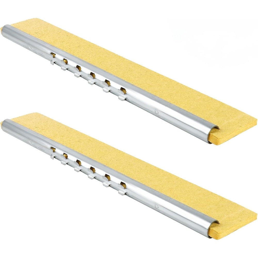 LILAC cellulose sponge mop heads front view showing yellow compressed wood pulp texture.