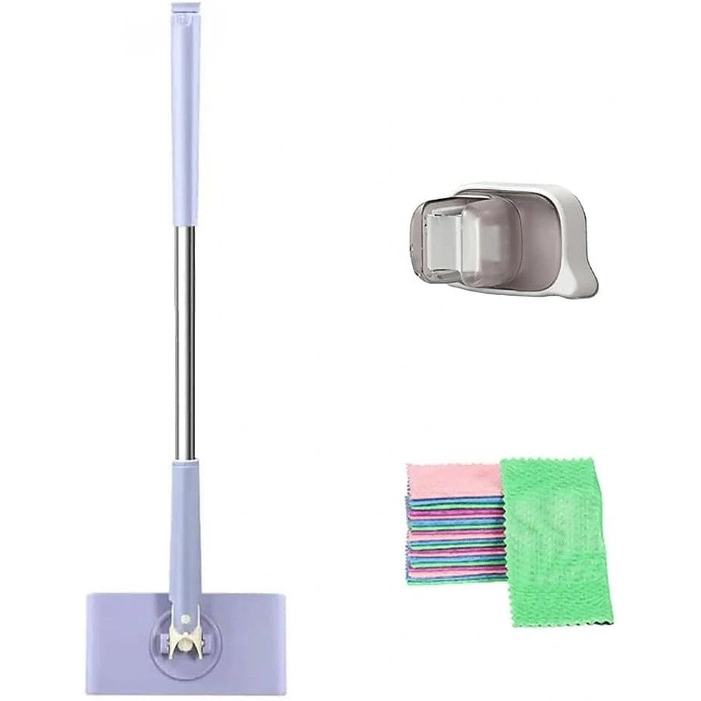 Justgrabit Snap Grip Mini Mop front view showing rotating head