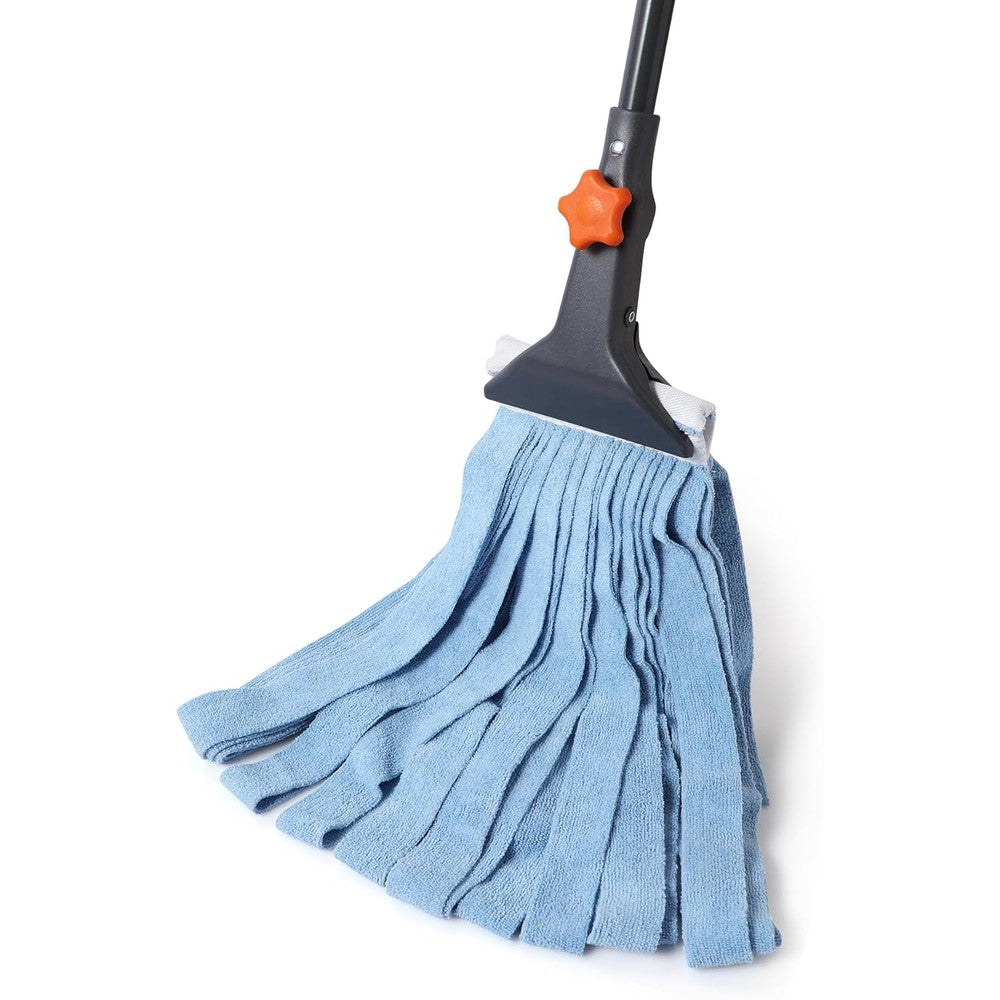 CLEANHOME microfiber string wet mop front view industrial floor cleaning tool.