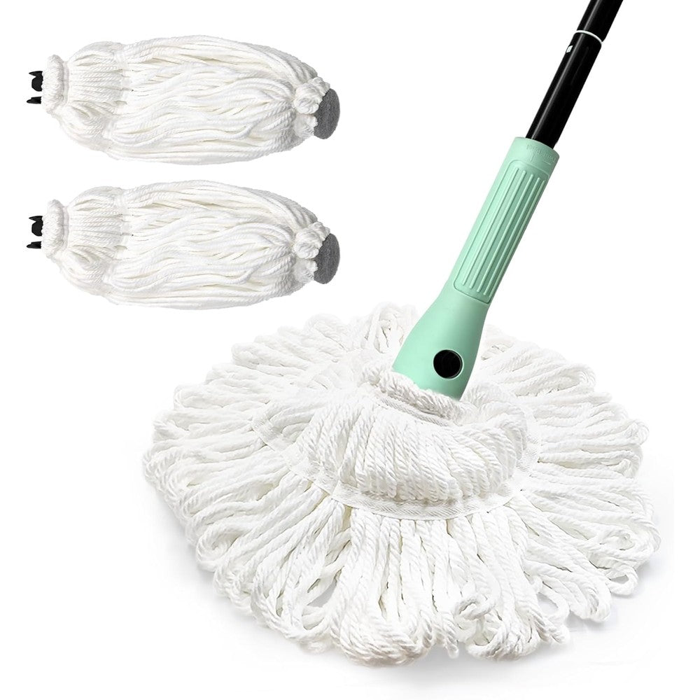DALIPER self wringing twist mop front view for hands free home floor cleaning.