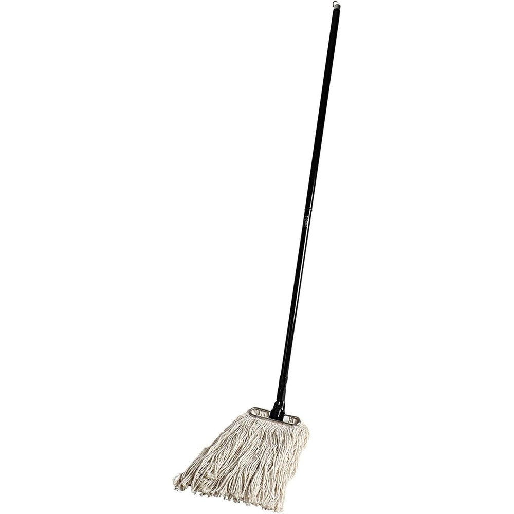 Fuller Brush Wet Mop complete cleaning kit front view showing the cotton head and stainless steel handle.