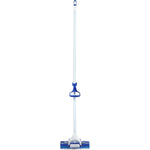 Mr. Clean Magic Eraser Roller Mop front view showcasing the blue and white heavy duty floor cleaning tool.