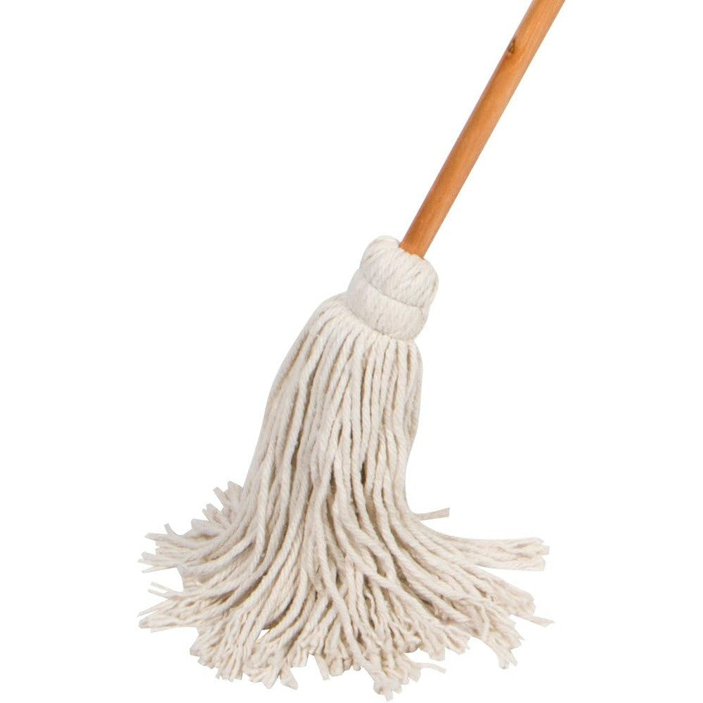 Tidy Tools large wet deck cotton mop front view everyday floor cleaning tool