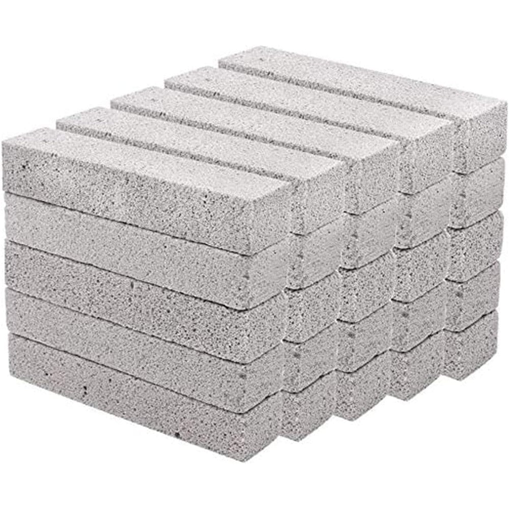 Hatoku 25 pieces pumice stone toilet bowl cleaner front view for bathroom maintenance.