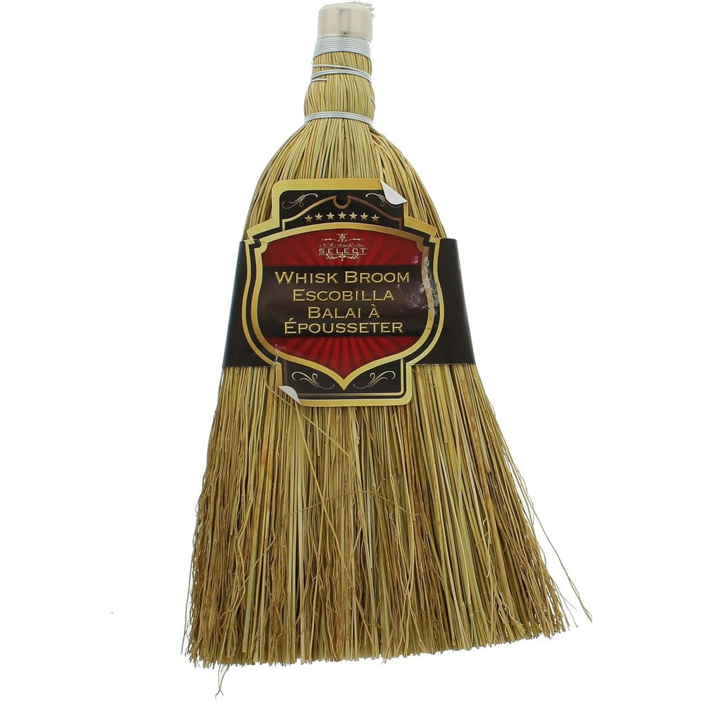 S.M. Arnold Corn Whisk Broom front view handcrafted cleaning tool.