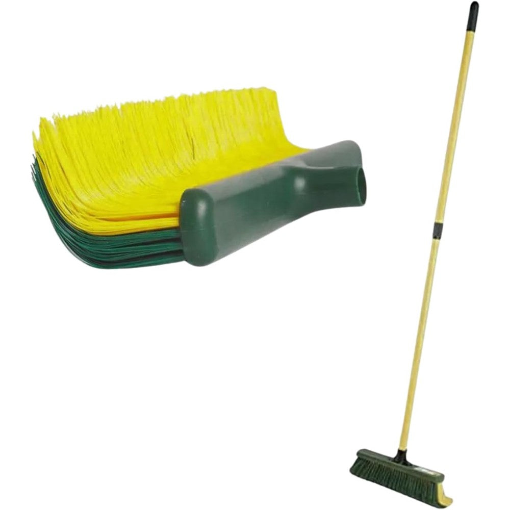 One Stop Outdoor Artificial Grass Turf Broom front view for lawn maintenance