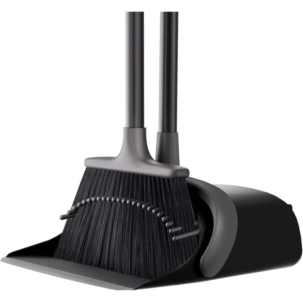 SANGFOR broom and dustpan set front view for upright floor cleaning