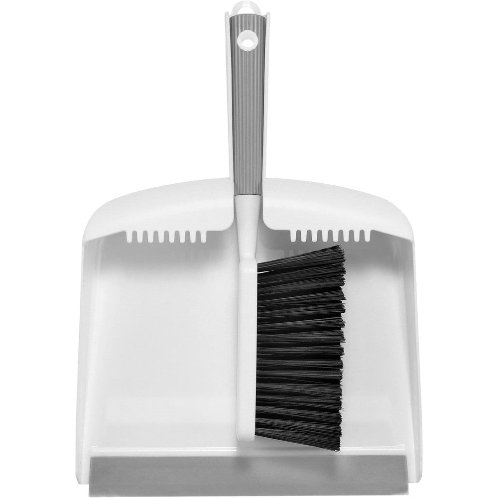 SetSail mini broom and dustpan set front view for portable desktop cleaning.
