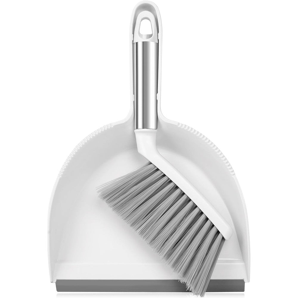 Zehrai mini dustpan and brush set front view for desktop cleaning