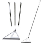 Euedue multifunction magic air broom front view showing grey silicone head