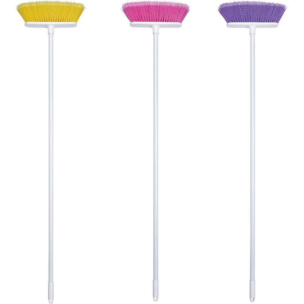 Soft Sweep Magnetic Action Broom 2-pack front view for floor cleaning.