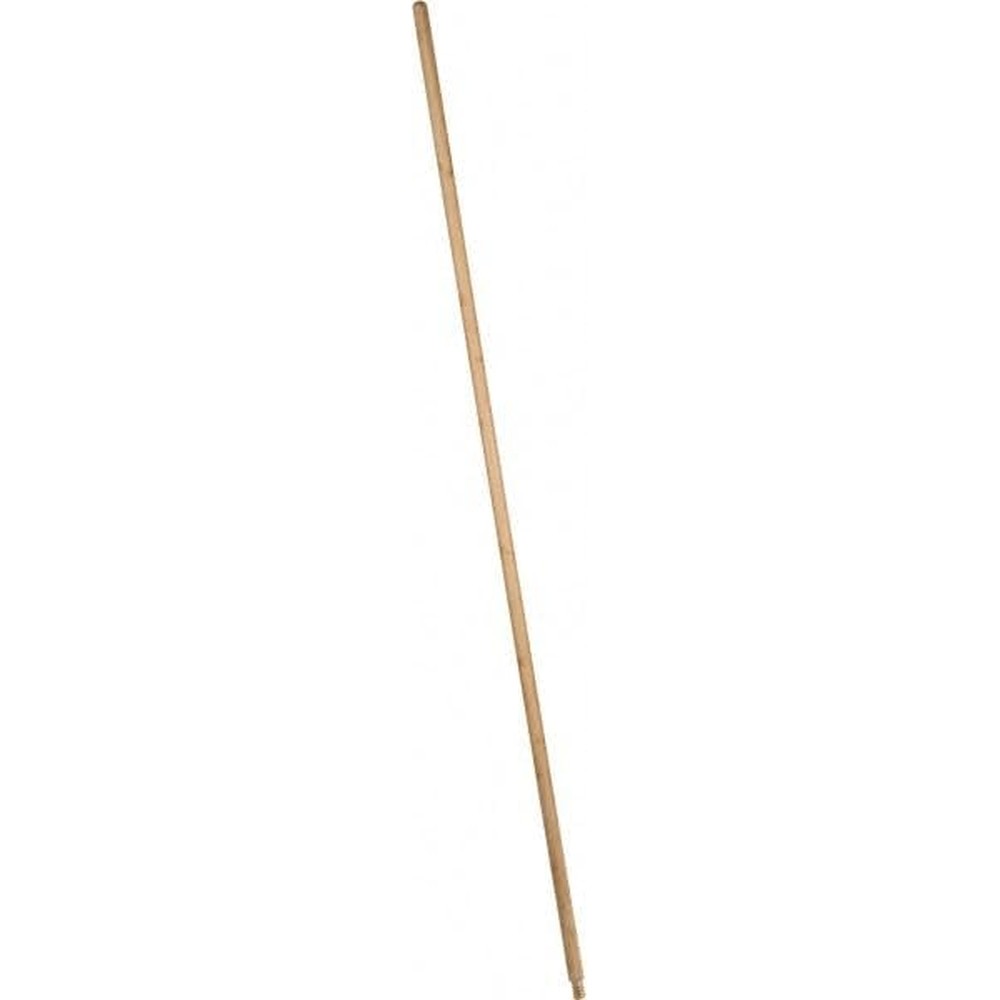 Kennedy Pro Source wooden broom handle with threaded tip showing front view