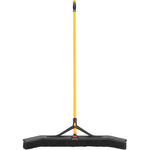 Rubbermaid Commercial Maximizer 36 inch push broom front view for industrial cleaning.