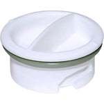 Appliancemate 154388801 rinse aid dispenser cap front view for dishwasher repair.