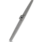 BlueStars W10498900 dishwasher middle spray arm assembly front view showing grey linear plastic design