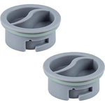 Generic WD12X10122 dishwasher rinse aid dispenser cap two pack front view premium appliance replacement parts