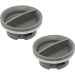 Budora dishwasher rinse aid cap replacement part front view showing the grey plastic handle design.