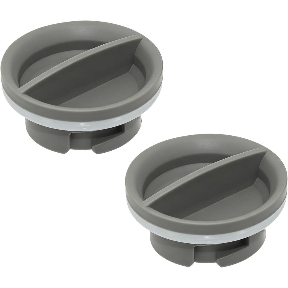 Budora dishwasher rinse aid cap replacement part front view showing the grey plastic handle design.
