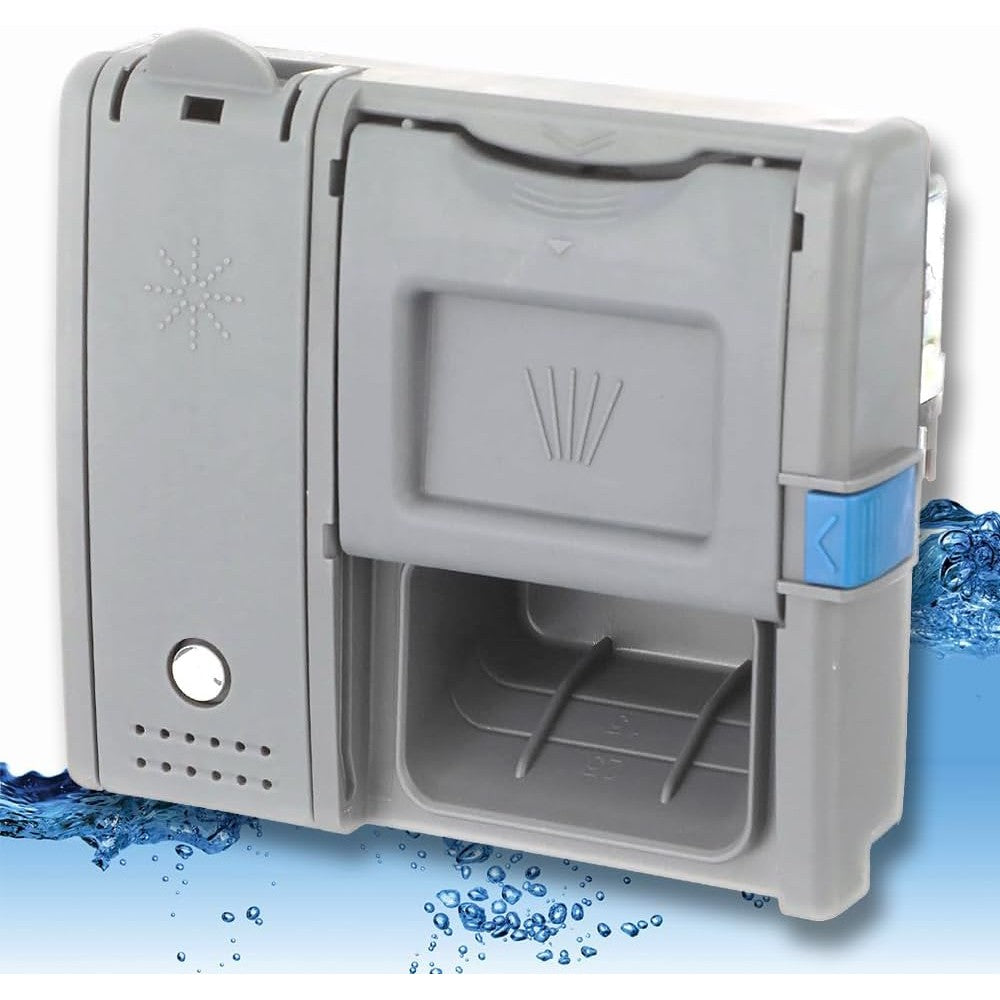 Sunniswi dishwasher detergent and rinse aid dispenser front view