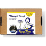 Clean & Scent Vacuum Deodorizer Beads front packaging view citrus scent.