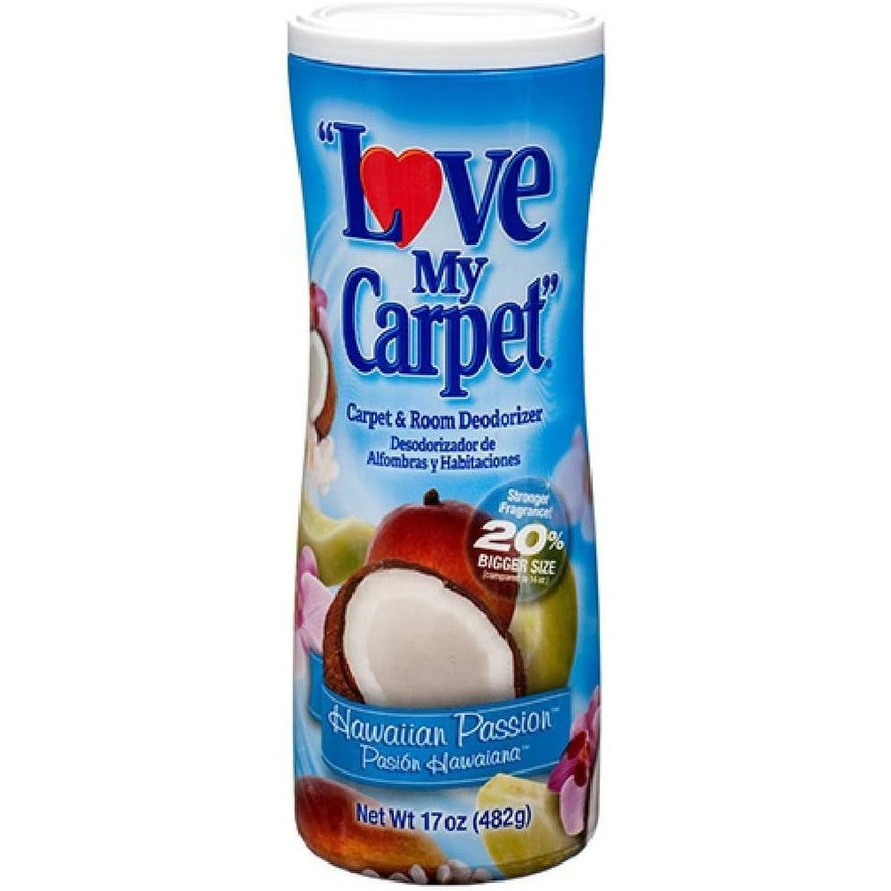 Love My Carpet 2-in-1 Hawaiian Passion Carpet and Room Deodorizer 2 Pack front view