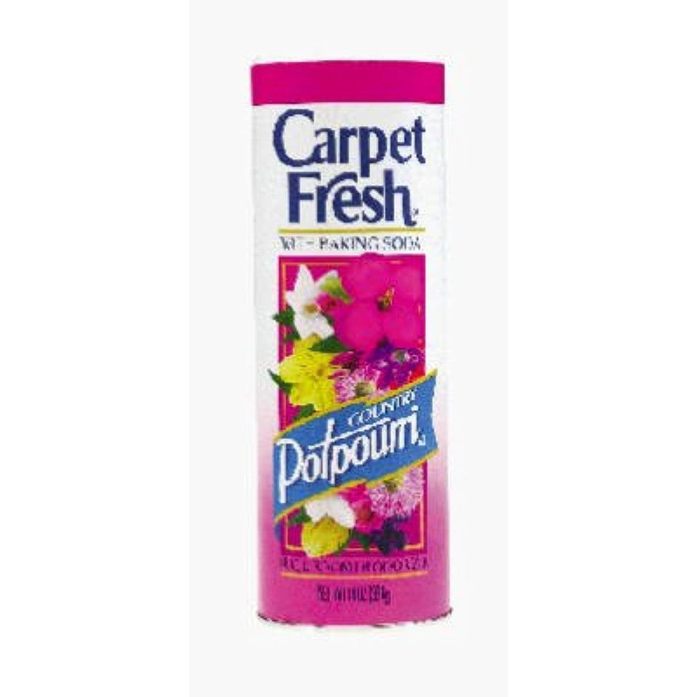 WD-40 Carpet Fresh Country Potpourri 14 Ounce shaker can front view for carpet odor removal