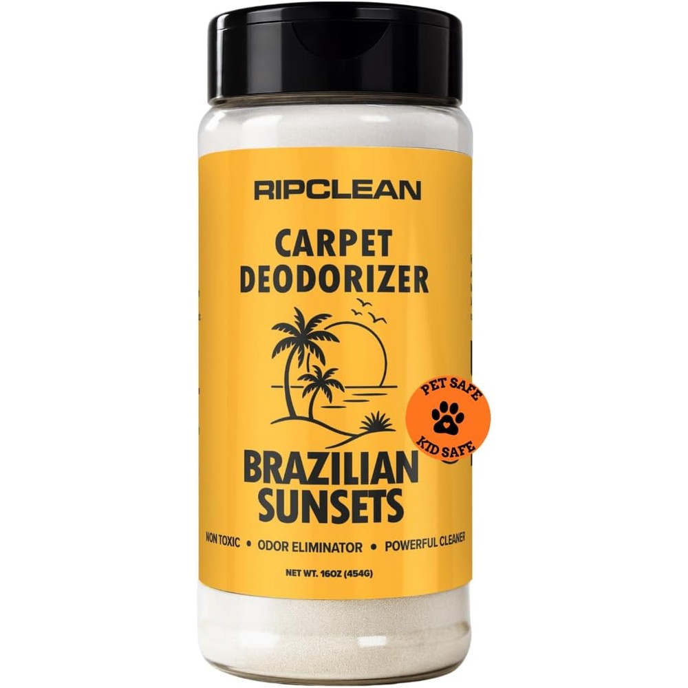 Ripclean Carpet Deodorizer Lemon 16 Ounce front canister view