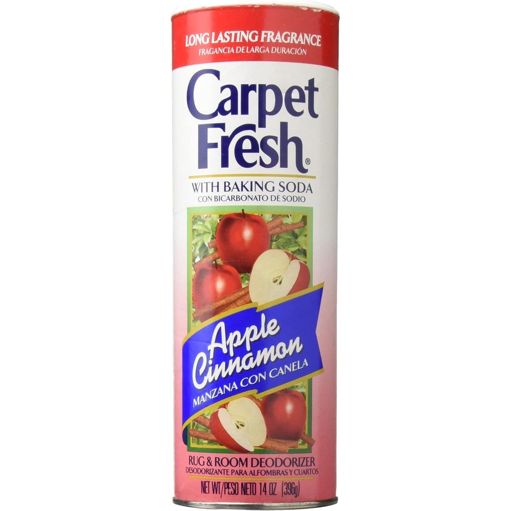 Carpet Fresh Rug and Room Deodorizer front view apple cinnamon scent