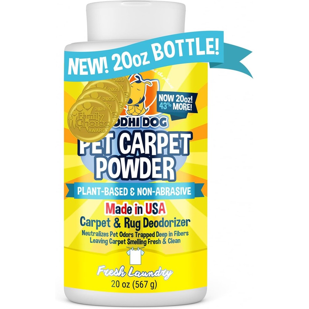 Bodhi Dog Natural Carpet Deodorizer Powder front view pet odor eliminator