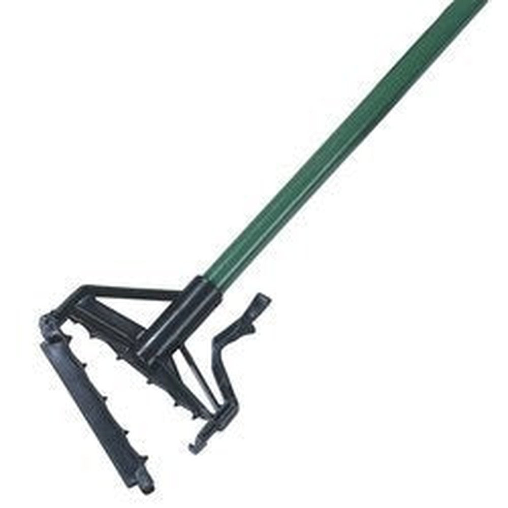 Sparta Spectrum fiberglass mop handle green sixty inch commercial tool front view