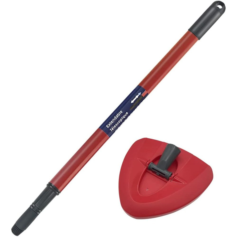 VACUSHOP spin mop replacement handle and base set front view for home cleaning