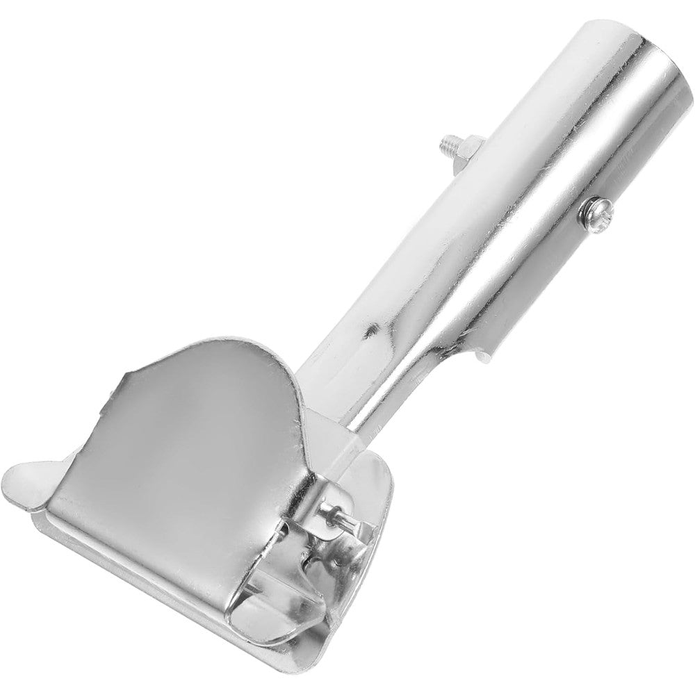 Imikeya Garneck stainless steel mop handle clip front view for commercial use