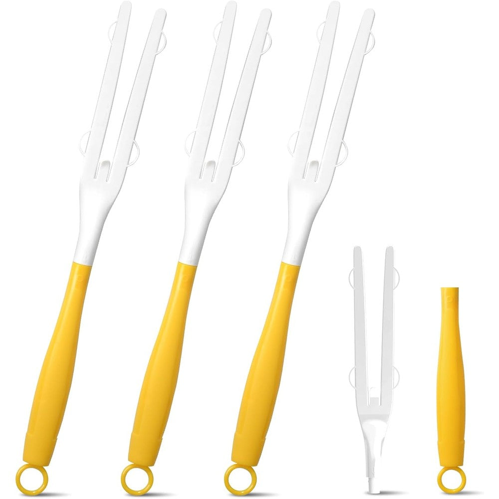Lyasilgc replacement duster handles front view yellow