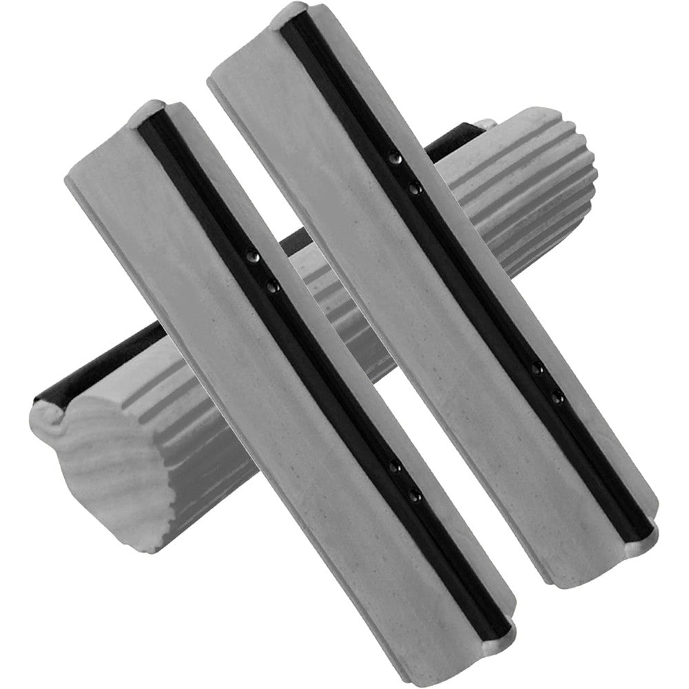 Motive Life Sponge Roller Mop Head Refills pack of 3 front view showing grey Polyvinyl Alcohol foam structure.