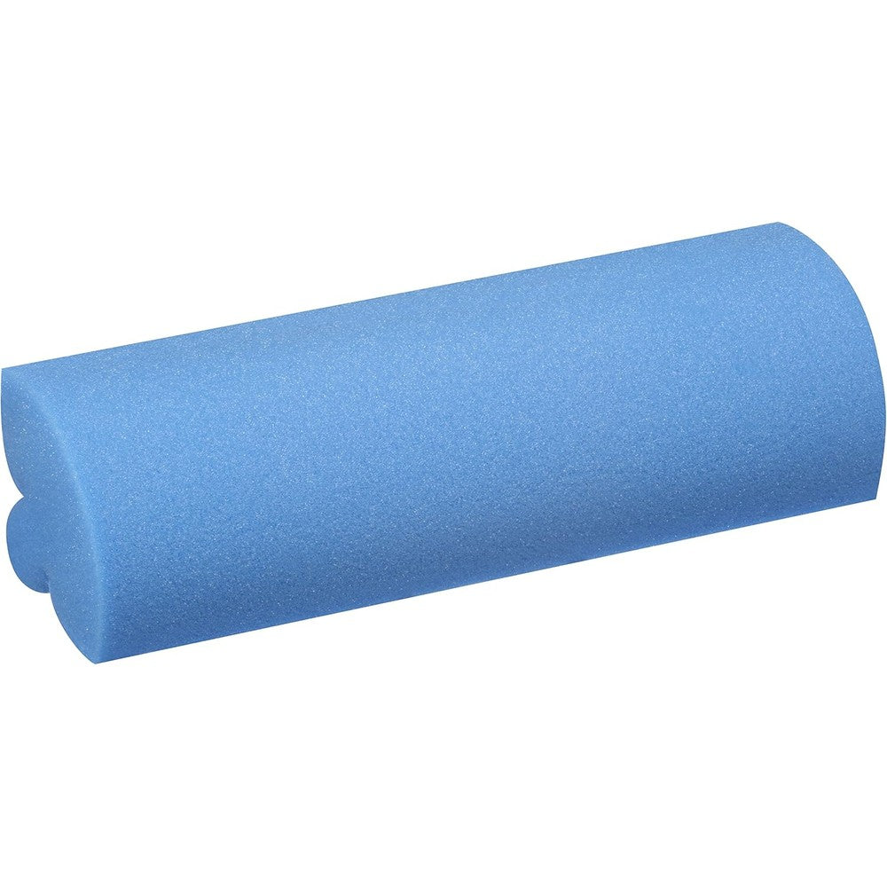 Vileda Professional 10 Inch Roll-O-Matic Original Galvanized Steel Sponge Refill front view showing blue cleanroom foam.