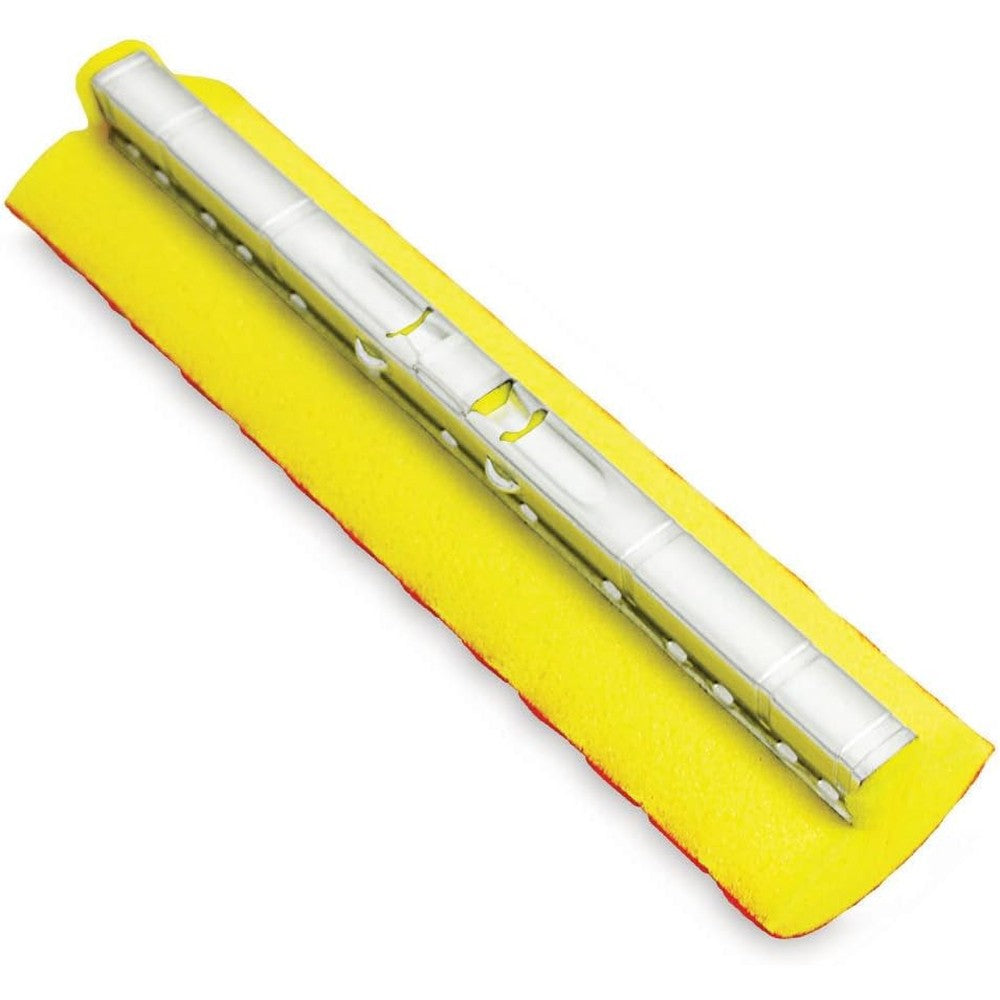 Libman Commercial 956 Roller Mop Refill front view showing yellow synthetic sponge with raised cleaning circles