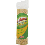 Libman Commercial 2027 Wood Floor Sponge Mop Refill front view showing the ten inch yellow natural oceanic sponge texture.