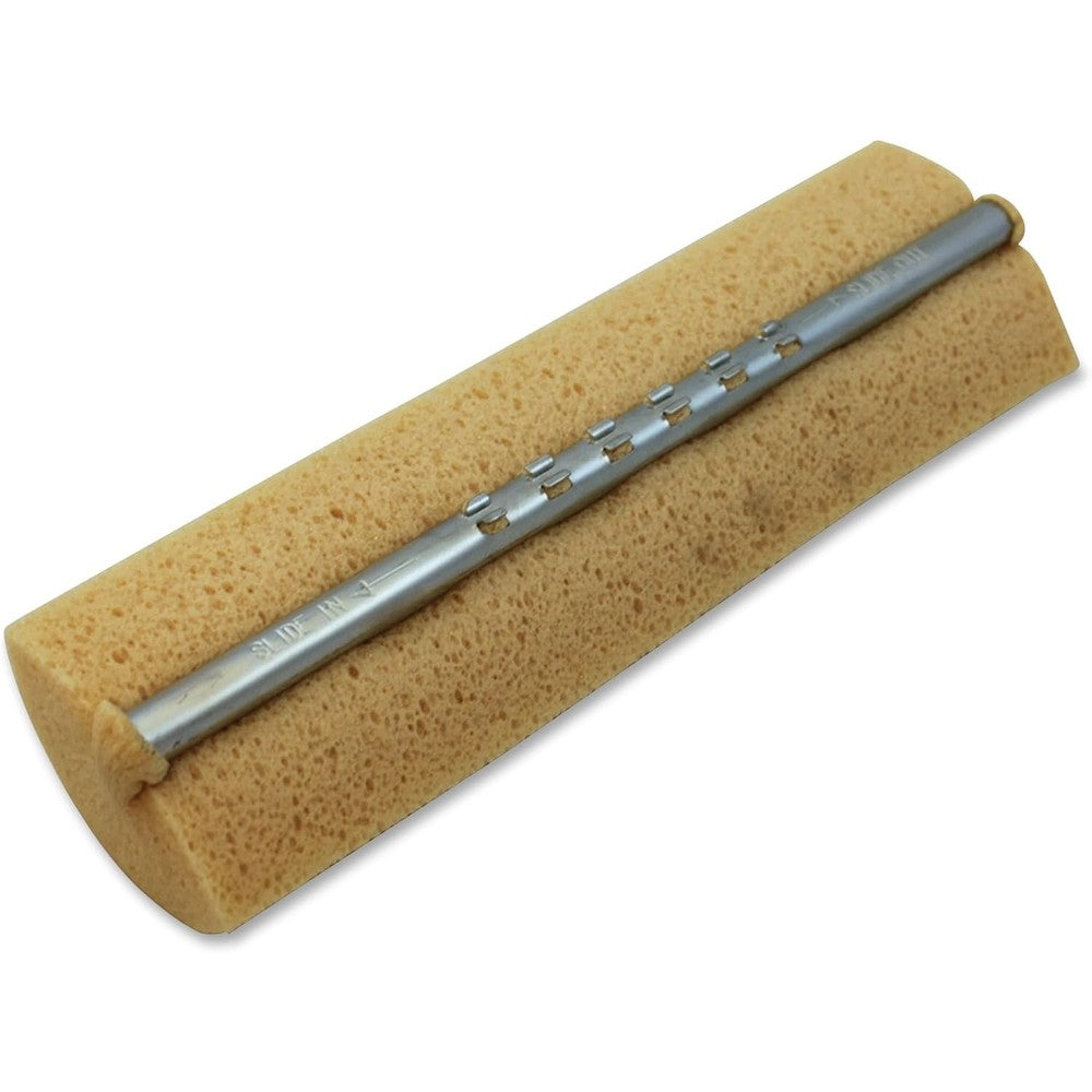 Genuine Joe roller sponge mop refill front view highlighting natural foam material