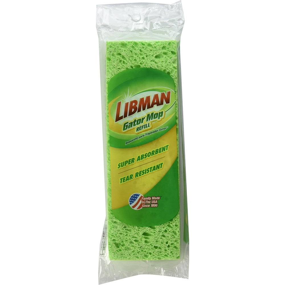 Libman Commercial 3021 Gator Mop Refill front view high absorption sponge