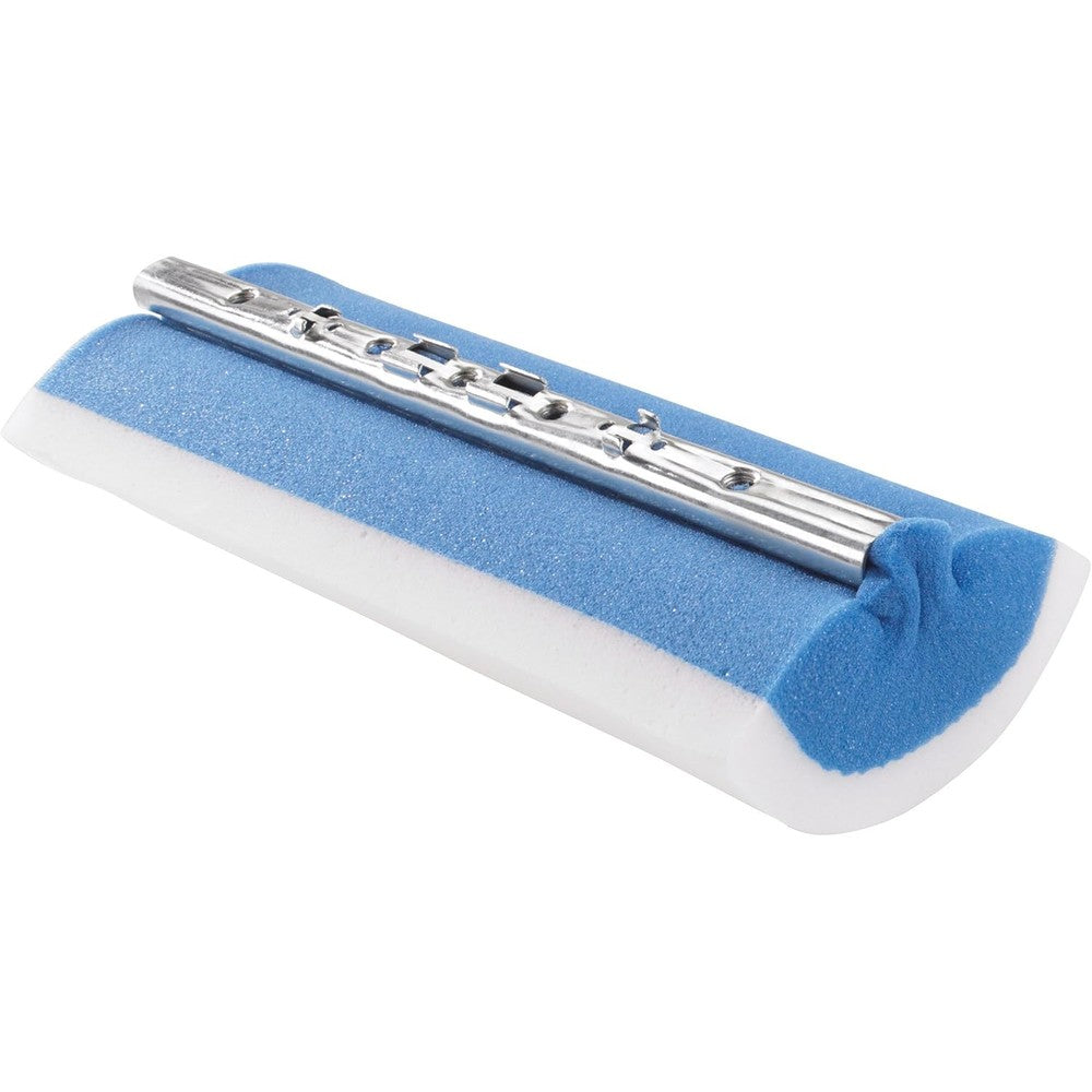 Mr. Clean Magic Eraser Roller Mop Refill Pack of 6 front view showcasing the blue and white Durafoam sponge head and metal mounting bracket.