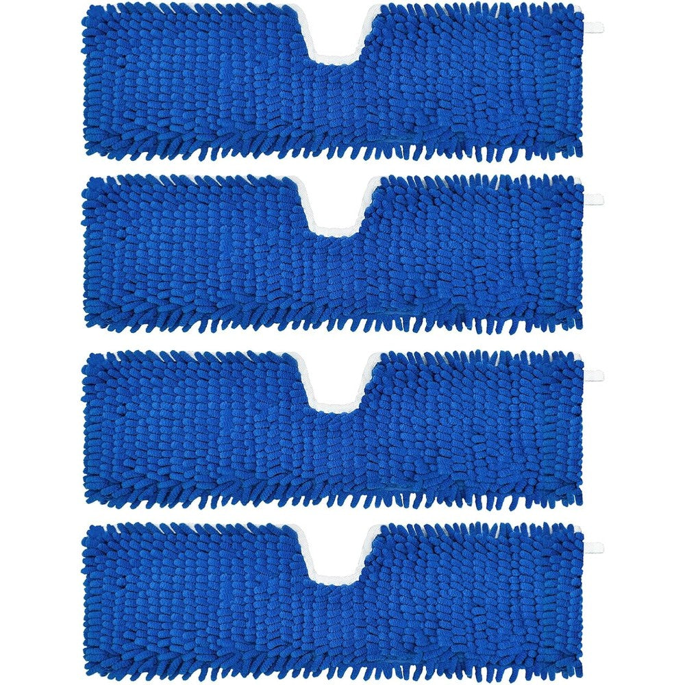 Aiyiried microfiber mop head replacement four pack front view showing double sided design