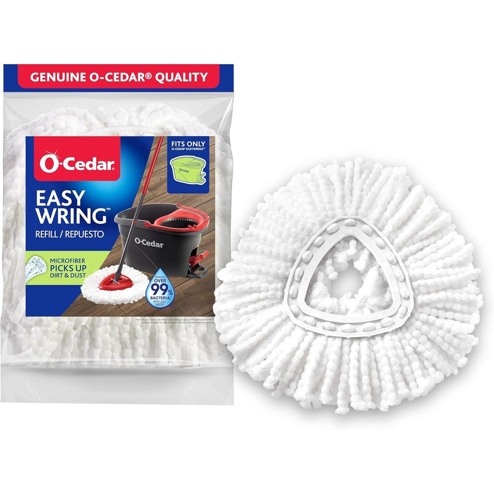 O-Cedar EasyWring Spin Mop Microfiber Refill front view packaging