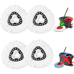Epsunorise microfiber mop head replacement front view showing triangular snap base