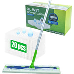 Liminfeit extra large wet pads refills 20 count front view packaging for floor mopping