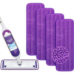 Enspoway reusable power mop refills pads front view for floor cleaning.