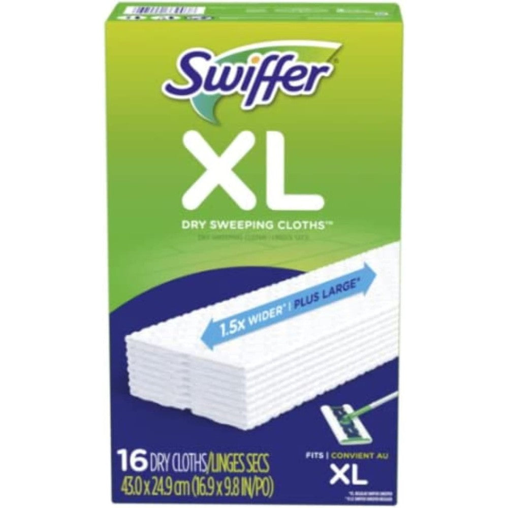 Swiffer Sweeper X-Large Disposable Sweeping Cloths three box pack front view