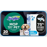 Swiffer Sweeper Pet Heavy Duty Multi Surface Wet Cloth Refills front view packaging