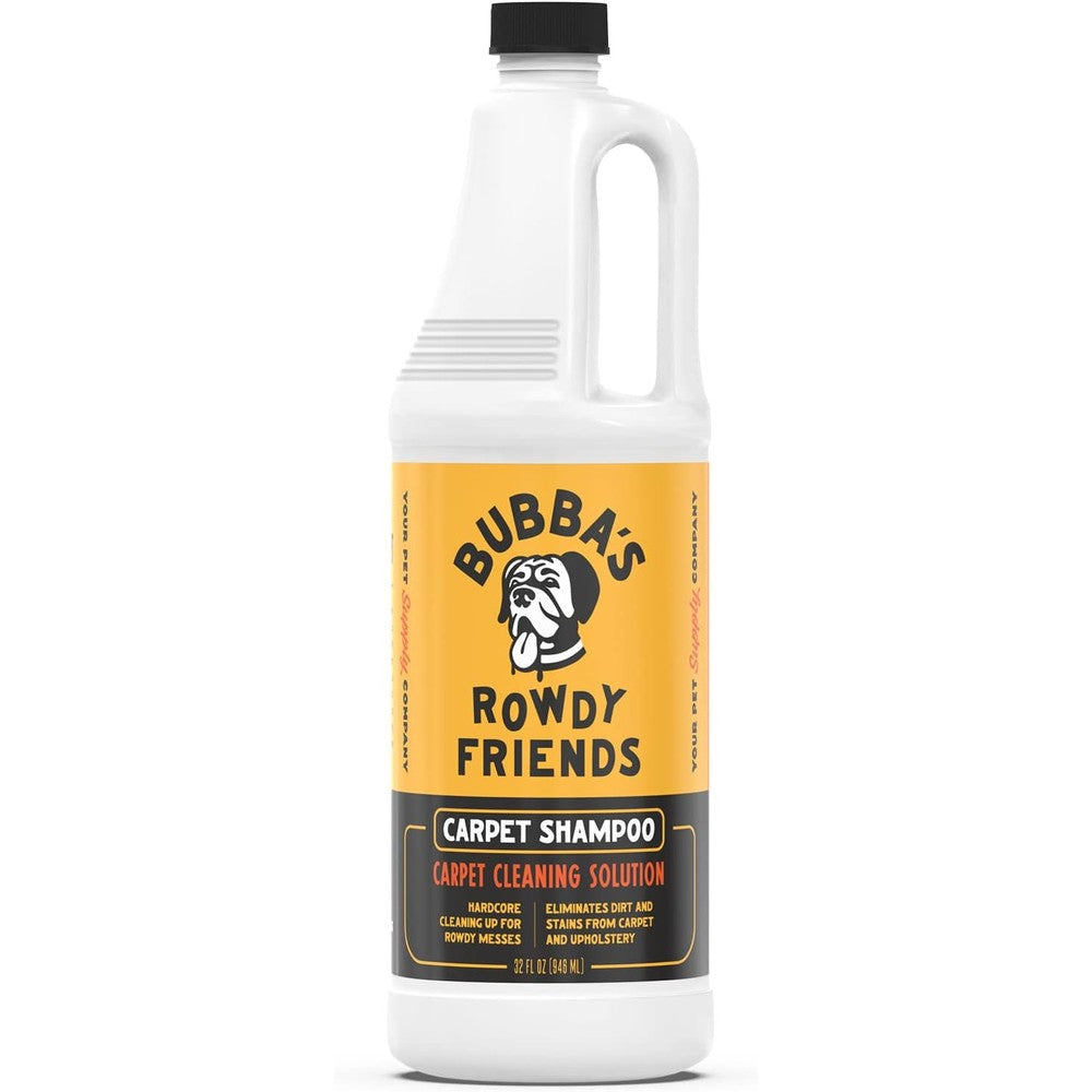 Bubba's Rowdy Friends Carpet Cleaner Solution front view professional strength bottle